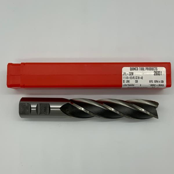 Siem HSS 4 Flute Endmill 1.000 (25.4mm) Cutting Dia X 4.0 Flute Length