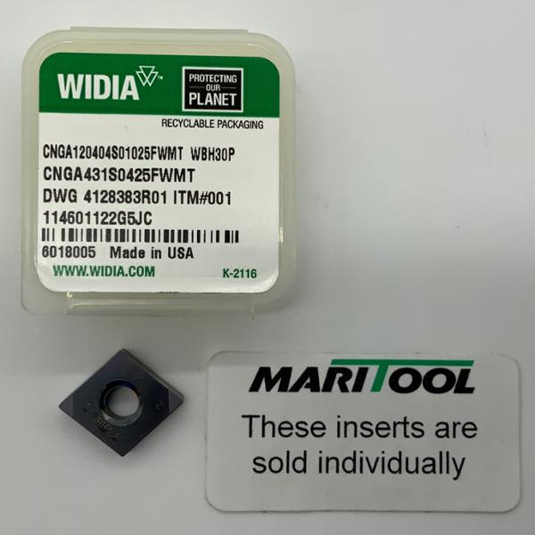 Widia CNGA120404S01025FWMT WBH30P ( CNGA431S0425FWMT )