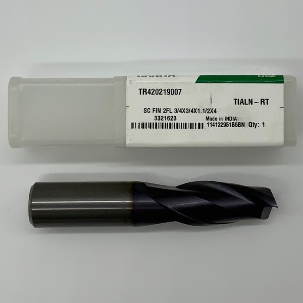 Widia Solid Carbide 2 Flute Endmill .7500 (3/4”) Cutting Dia X 1.50 Flute Length