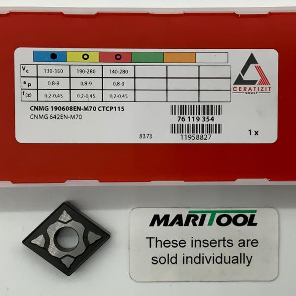 Ceratizit CNMG190608EN M70 CTCP115 ( CNMG642EN M70 )