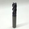Solid Carbide Necked 4 Flute Endmill .4724 (12mm) Cutting Dia X 1.10 Flute Length With .02 Corner Chamfer