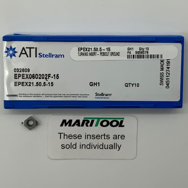 ATI Stellram EPEX060202F 15 GH1 ( EPEX21.50.5 15 )
