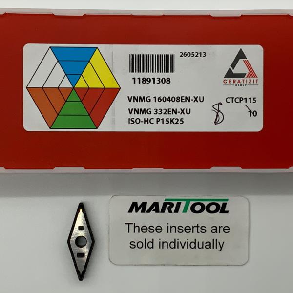 Ceratizit VNMG160408EN XU CTCP115 ( VNMG332EN XU )