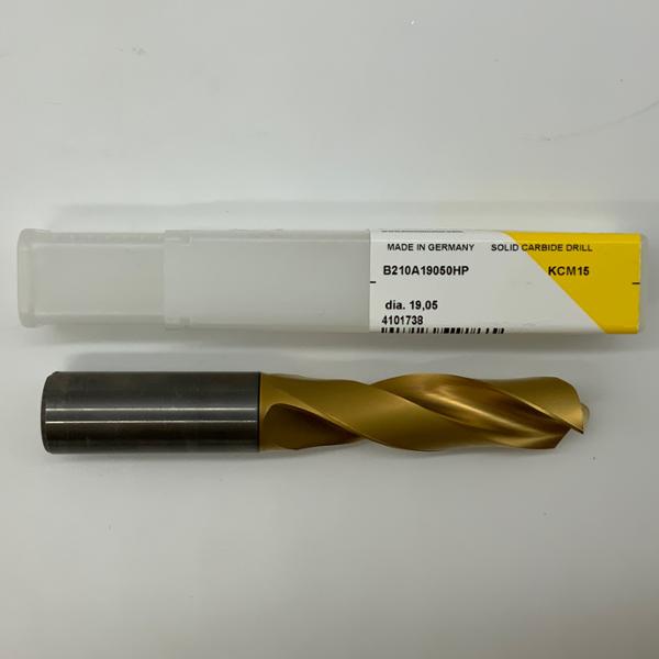 Kennametal Solid Carbide 2 Flute Drill .7500 (19.05mm) Cutting Dia X 2.80 Flute Length Coolant Thru