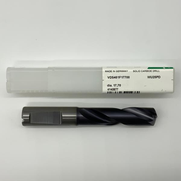 Widia Solid Carbide 2 Flute Drill .6969 (17.70mm) Cutting Dia X 2.25 Flute Length Coolant Thru