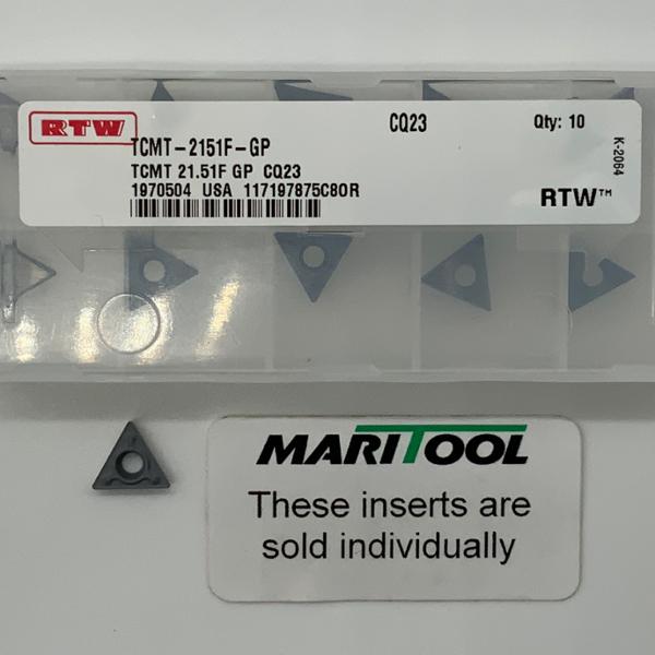RTW TCMT 2151F GP CQ23 ( TCMT 21.51F GP )