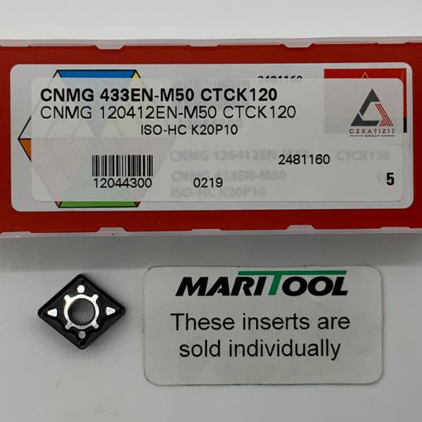 Ceratizit CNMG120412EN M50 CTCK120 ( CNMG433EN M50 )