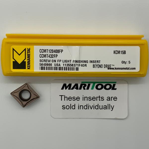 Kennametal CCMT120408FB KCM15B ( CCMT432FP )