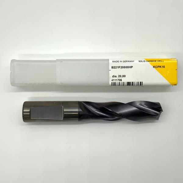Kennametal Solid Carbide 2 Flute Drill .7874 (20.0mm) Cutting Dia X 2.30 Flute