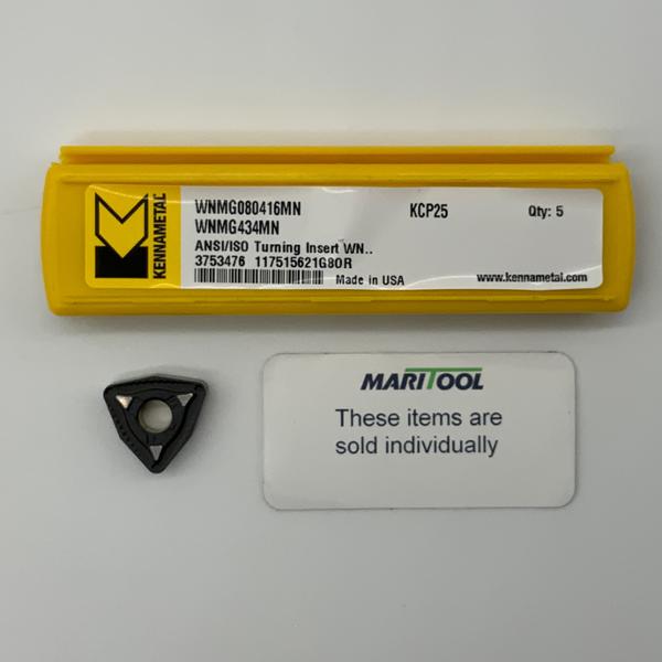 Kennametal WNMG080416MN KCP25 ( WNMG434MN )