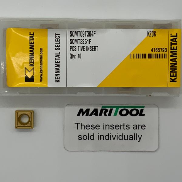 Kennametal SCMT09T304F K20K ( SCMT3251F )