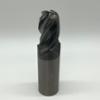 Solid Carbide 4 Flute Endmill .664 Cutting Dia X 1.0 Flute Length With .187 Corner Radius