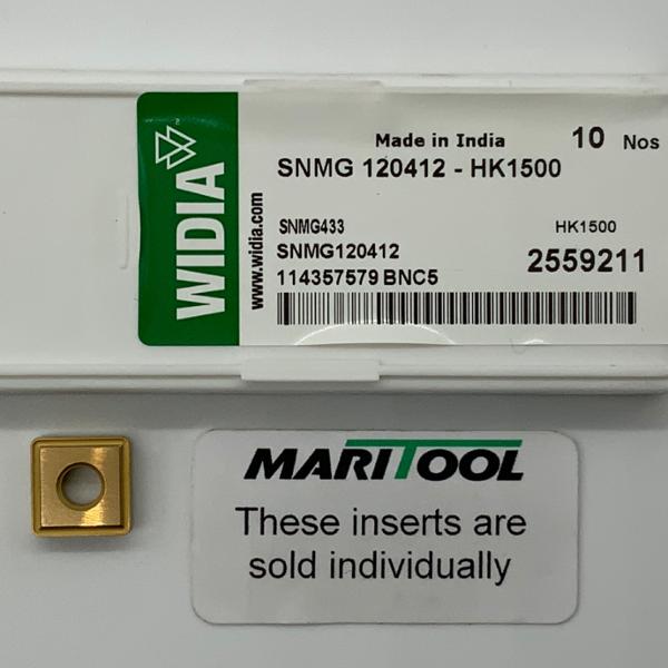 Widia SNMG120412 HK1500 ( SNMG433 )