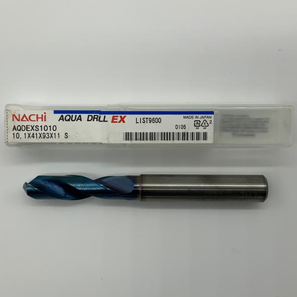 Nachi Solid Carbide 2 Flute Drill .3976 (10.1mm) Cutting Dia X 1.61 Flute Length