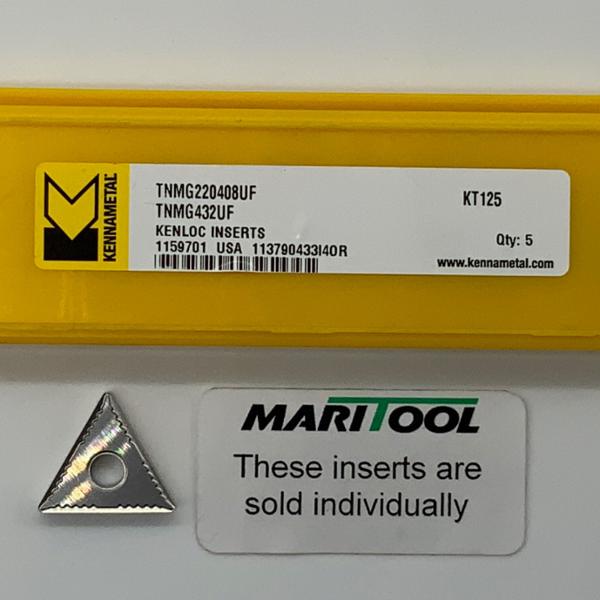 Kennametal TNMG220408UF KT125 ( TNMG432UF )