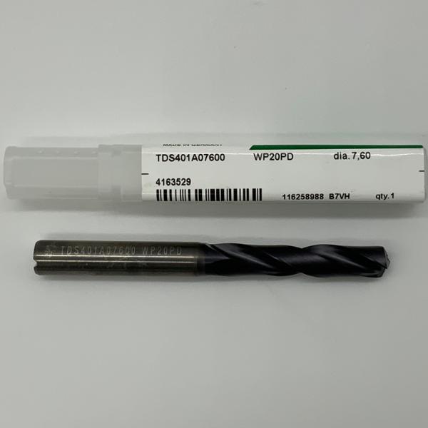 Widia Solid Carbide 2 Flute Drill .2992 (7.6mm) Cutting Dia X 1.44 Flute Length Coolant Thru