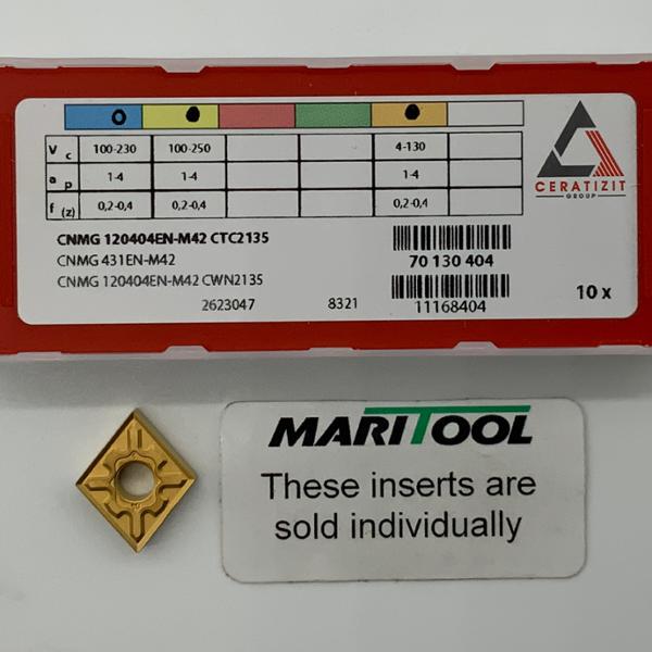 Ceratizit CNMG120404EN M42 CTC2135 ( CNMG431EN M42 )
