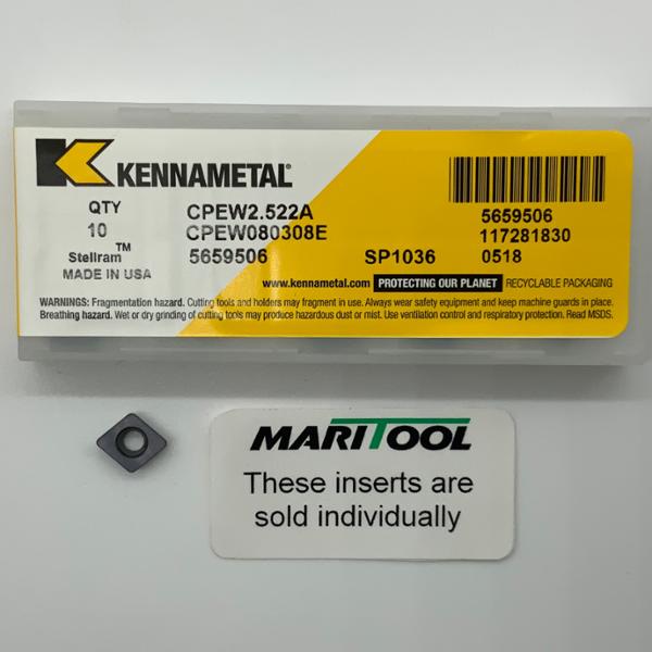 Kennametal CPEW080308E SP1036 (CPEW2.522A)