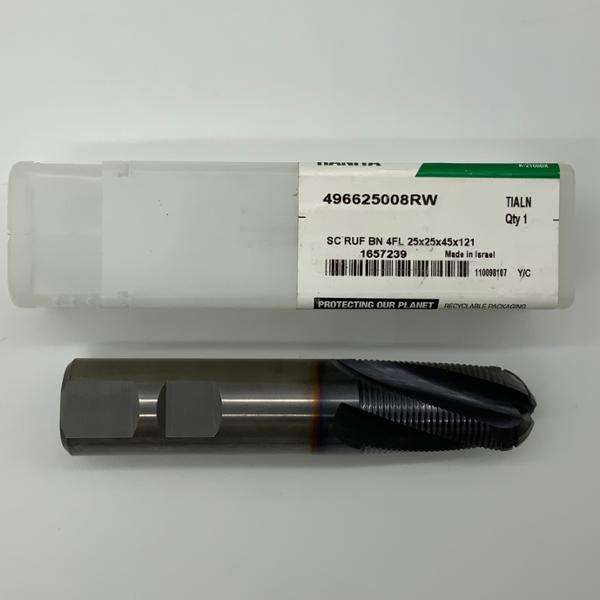 Widia Solid Carbide 4 Flute Roughing Ball Endmill .9843 (25.0mm) Cutting Dia X 1.77 Flute Length