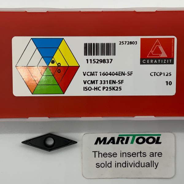 Ceratizit VCMT160404EN SF CTCP125 ( VCMT331EN SF )