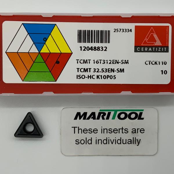 Ceratizit TCMT16T312EN SM CTCK110 ( TCMT32.53EN SM )