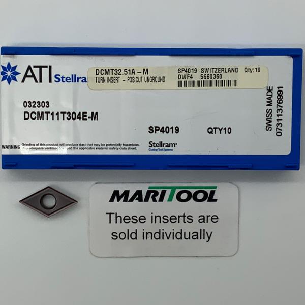 ATI Stellram DCMT11T304E M SP4019 ( DCMT32.51A M )