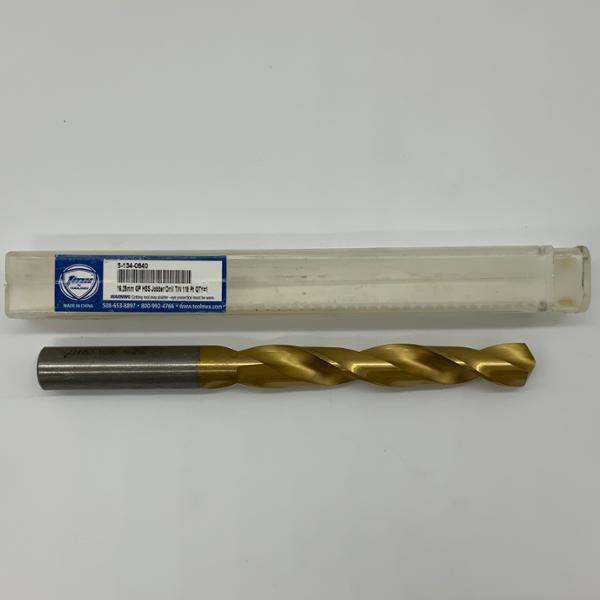 ToolMex HSS 2 Flute Drill .6398 (16.25mm) Cutting Dia X 4.30 Flute Length
