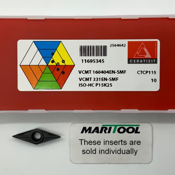 Ceratizit VCMT160404EN SMF CTCP115 ( VCMT331EN SMF )
