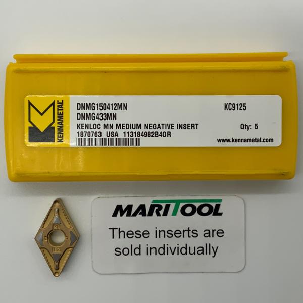 Kennametal DNMG150412MN KC9125 ( DNMG433MN )