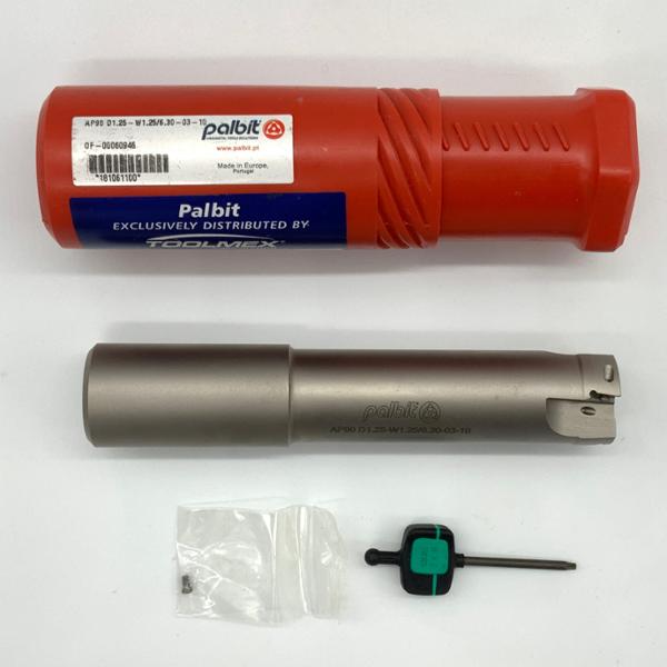 ToolMex Indexable Cutter AP90 D1.25-W1.25/6.30-03-10