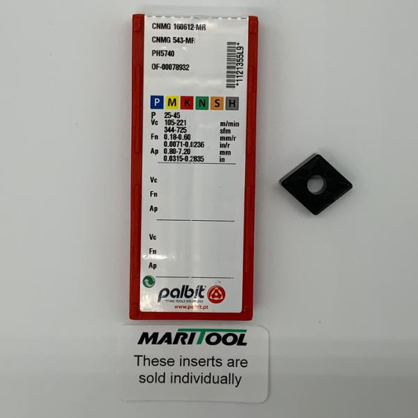 Palbit CNMG 543 MR PH5740 ( CNMG 160612 MR )