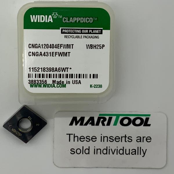 Widia CNGA120404EFWMT WBH25P ( CNGA431EFWMT )