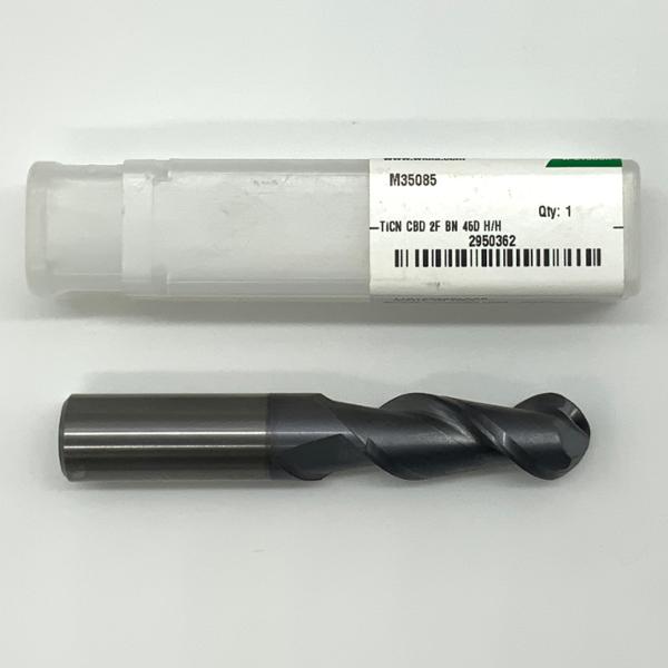 Widia Solid Carbide 2 Flute Ball Endmill .5000 (1/2”) Cutting Dia X 1.25 Flute Length