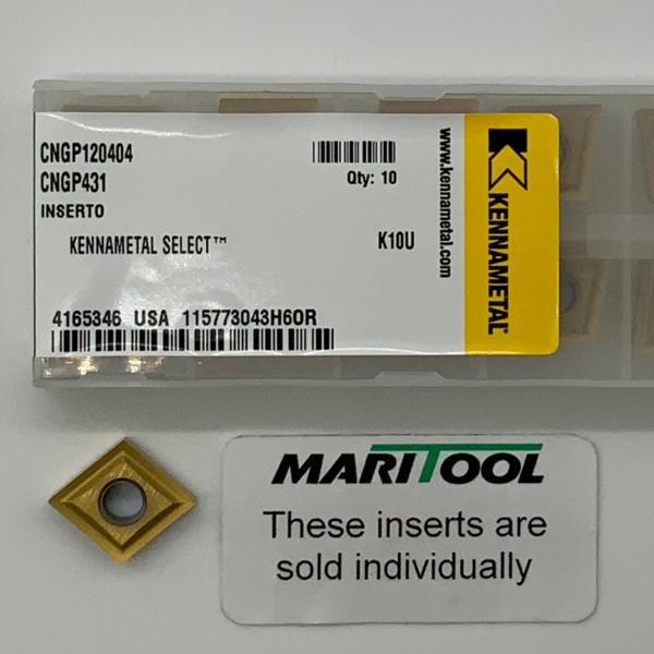 Kennametal CNGP120404 K10U ( CNGP431 )