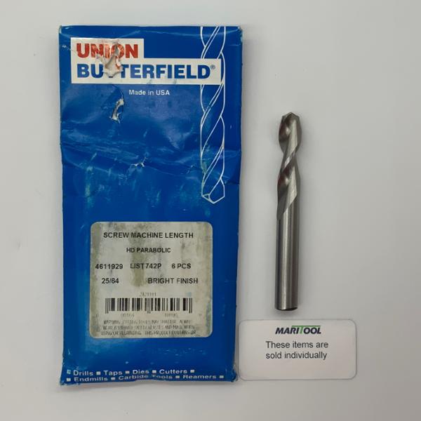 Widia HSS 2 Flute Drill .3906 (25/64