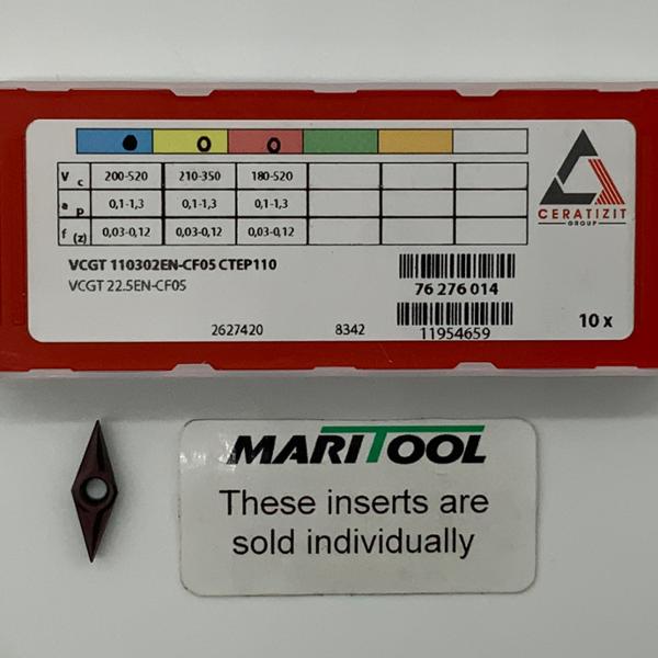 Ceratizit VCGT110302EN CF05 CTEP110 ( VCGT22.5EN CF05 )