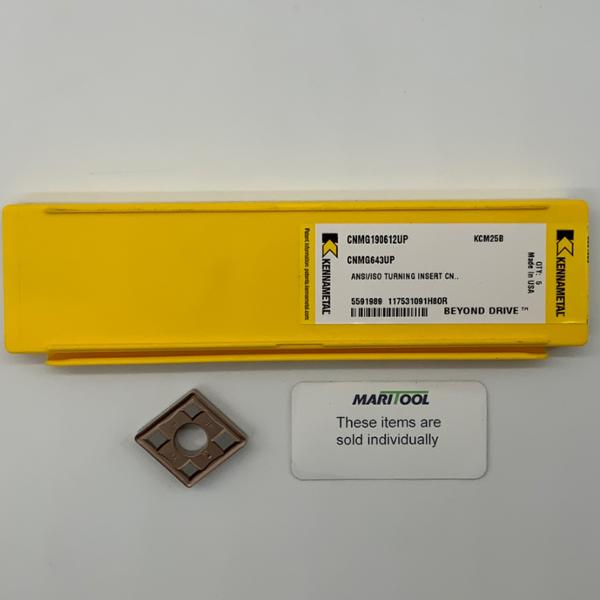 Kennametal CNMG190612UP KCM25B ( CNMG643UP )