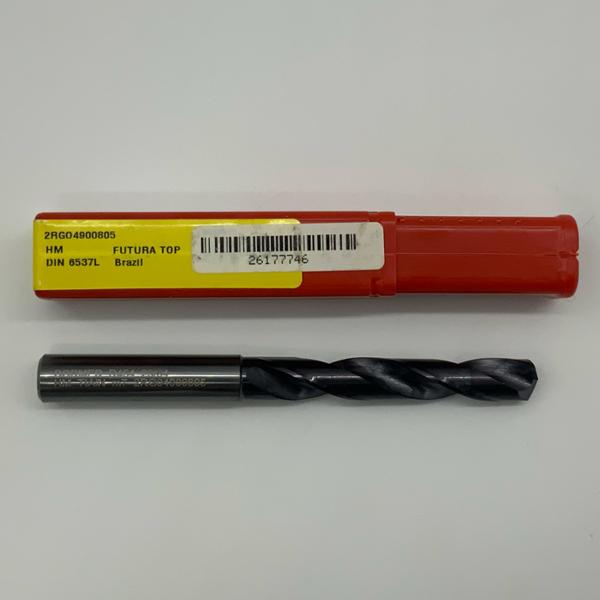 Dormer Solid Carbide 2 Flute Drill .3594 (23/64”) Cutting Dia X 2.0 Flute Length