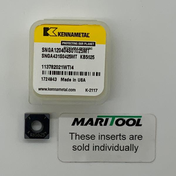 Kennametal SNGA120404S01025MT KB5625 ( SNGA431S0425MT )