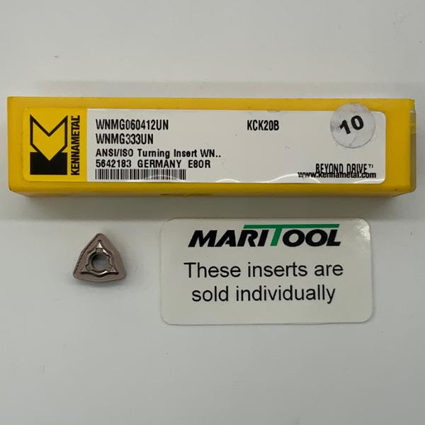 Kennametal WNMG060412UN KCK20B (WNMG333UN)