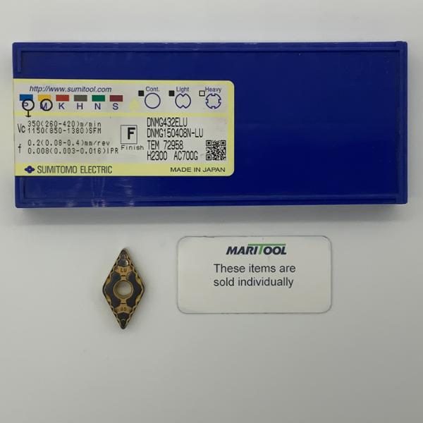 Sumitomo DNMG150408N-LU AC700G ( DNMG432ELU )