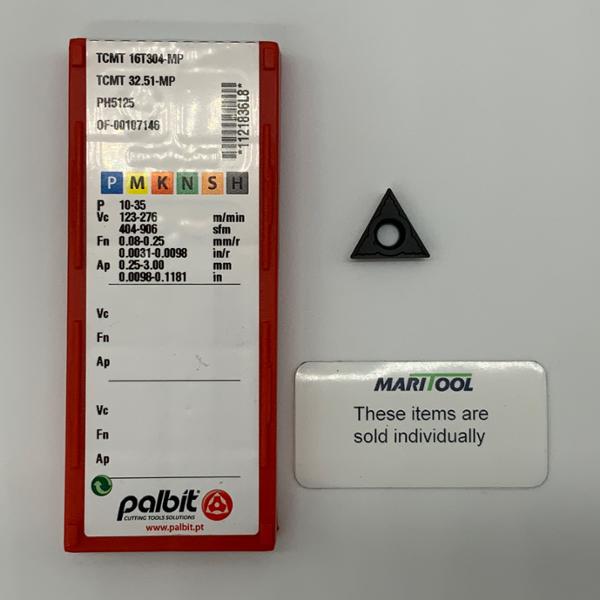 Palbit TCMT 16T304-MP (TCMT 32.51-MP) PH5125