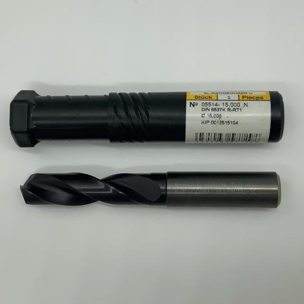 Guhring Solid Carbide 2 Flute Drill .5906 (15mm) Cutting Dia X 2.30 Flute Length