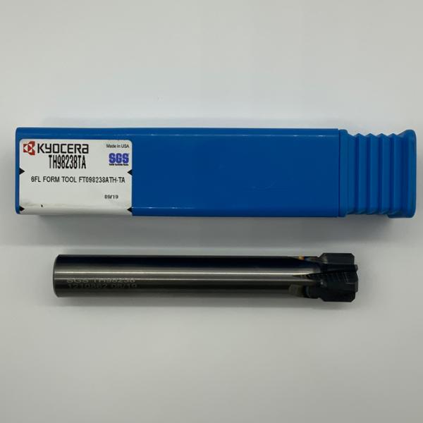 Kyocera Solid Carbide Keyseat Cutter .727 dia X .500 Thick with Twin 45 deg chamfers