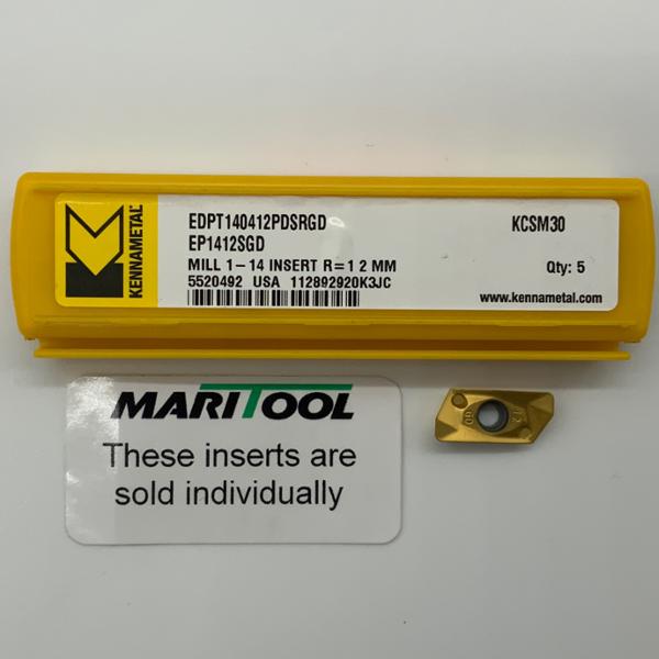 Kennametal EDPT140412PDSRGD KCSM30 ( EP1412SGD )