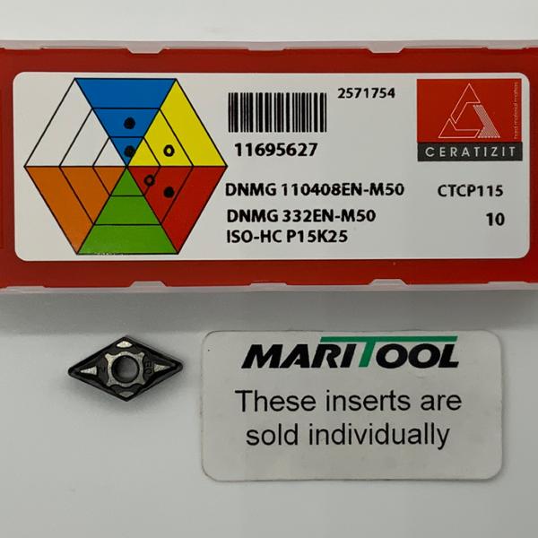 Ceratizit DNMG110408EN M50 CTCP115 ( DNMG332EN M50 )