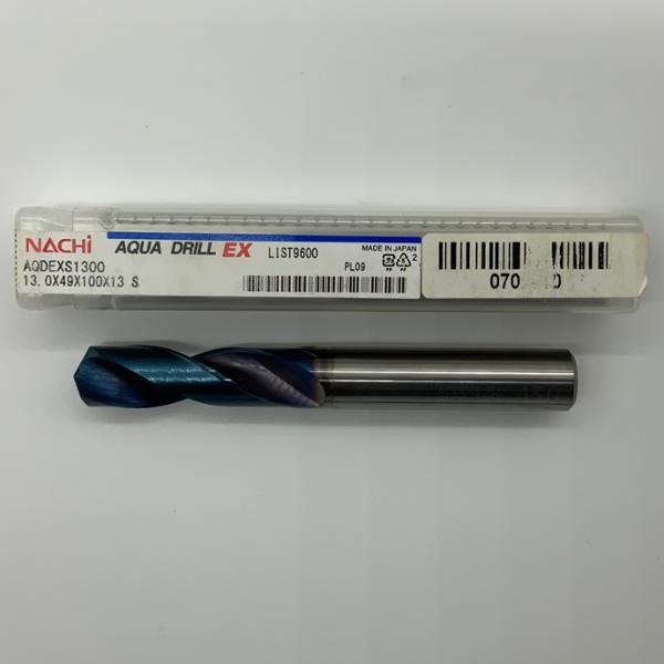 Nachi Solid Carbide 2 Flute Drill .5118 (13mm) Cutting Dia X 1.93 Flute Length