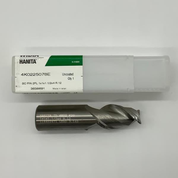 Widia Solid Carbide 2 Flute Endmill 1.000 (25.4mm) Cutting Dia X 1.50 Flute Length With .12” Corner Radius
