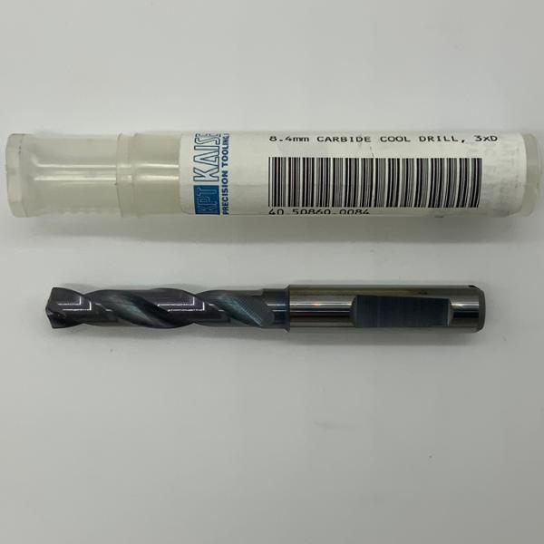 Sphinx Solid Carbide 2 Flute Drill .3307 (8.4mm) Cutting Dia X 1.52 Flute Length Coolant Thru