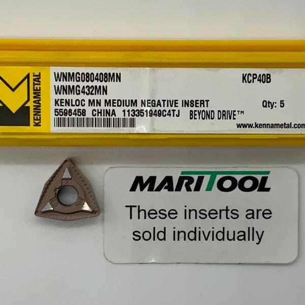 Kennametal WNMG080408MN KCP40B ( WNMG432MN )